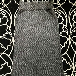 Massimo Dutti Wool Blend Long Pencil Skirt